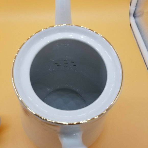 Crown Ming Michelle Teapot Tea Pot daffodils tulip - Picture 9 of 12